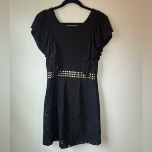 Love Tease Black Lace Mini Dress